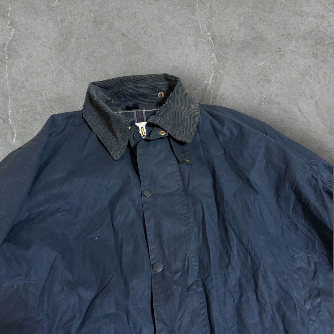 【J3】英国製Barbourバブアーボーダーオイルドジャケット1995年製