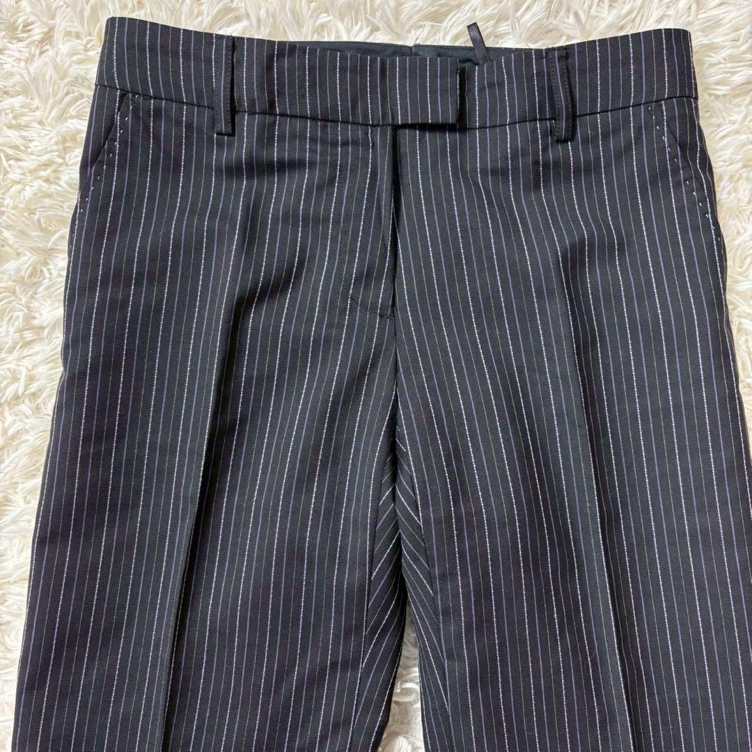 ポールスミスブラック スーツ セットアップ マルチストライプ ウール