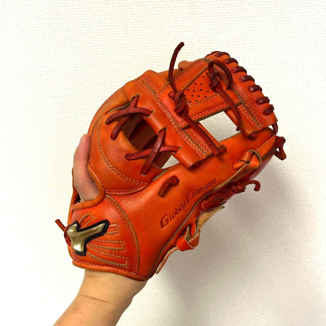 706 ミズノ グローバルエリート 坂本勇人モデル 軟式 少年 内野手用グローブ
