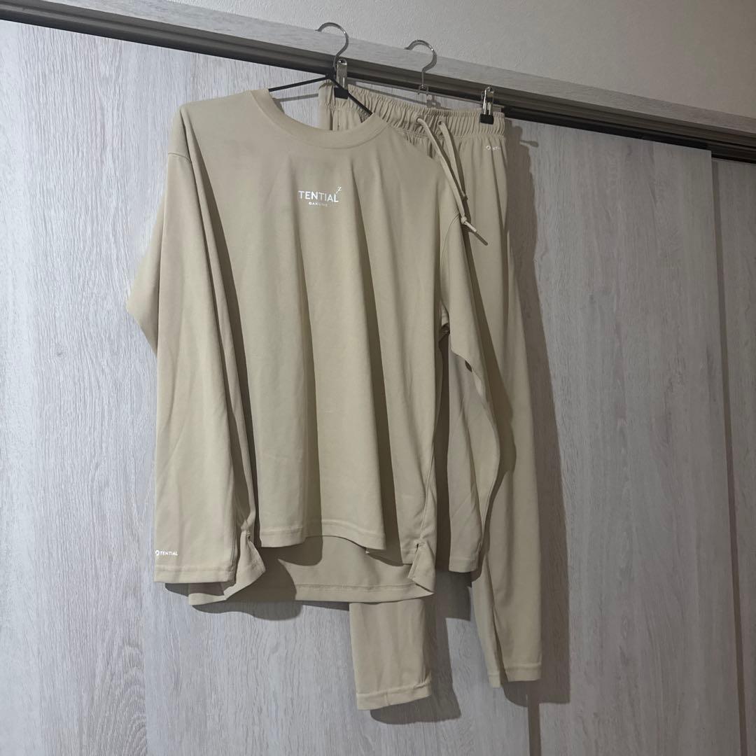 【S、XSサイズ】TENTIAL BAKUNE リカバリーウェア 上下セット