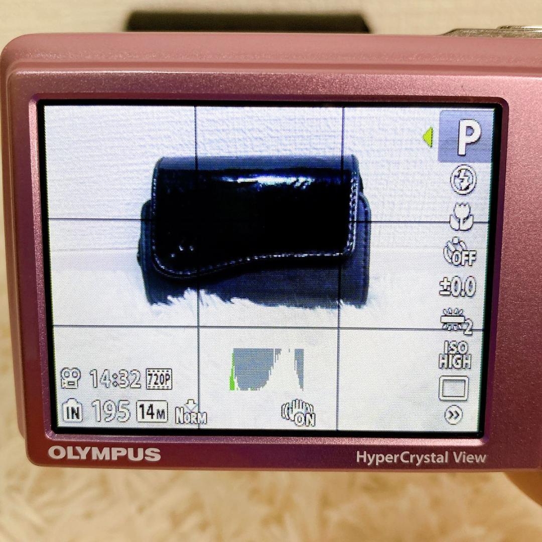 【希少カラー】 オリンパス OLYMPUS μ5010 ピンク コンデジ Y6