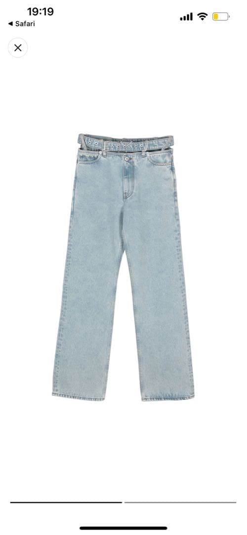 Y/project yベルトデニム