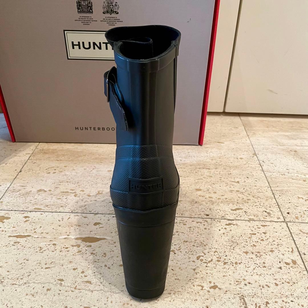 HUNTER ハンターオリジナル ガロッシュ アンクルベルト ヒールレインブーツ