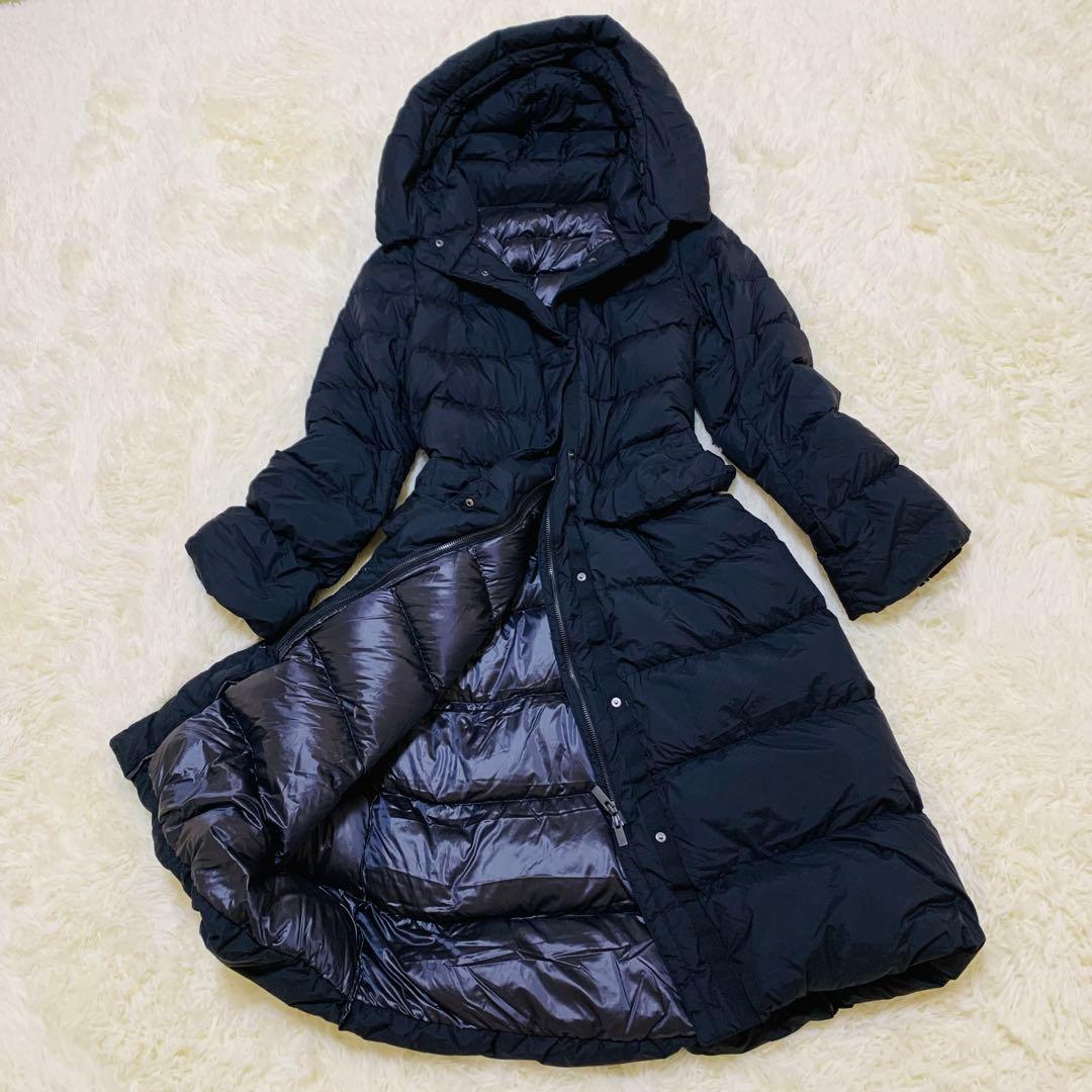 【希少 大人気 】ユニクロ +j ウルトラライトダウン ロングコート ブラックL