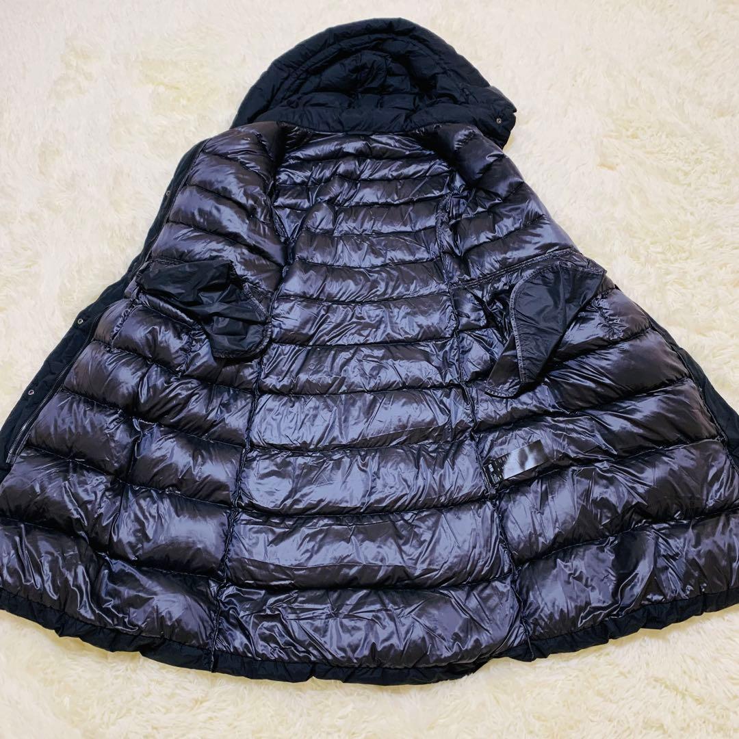 【希少 大人気 】ユニクロ +j ウルトラライトダウン ロングコート ブラックL