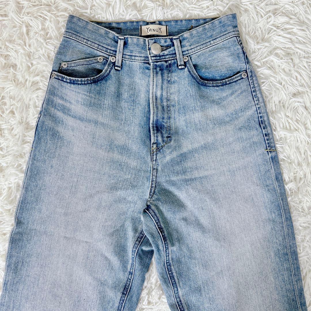 YANUK LEA トリックリアリーライト デニム 23 ボーイズストレート　S