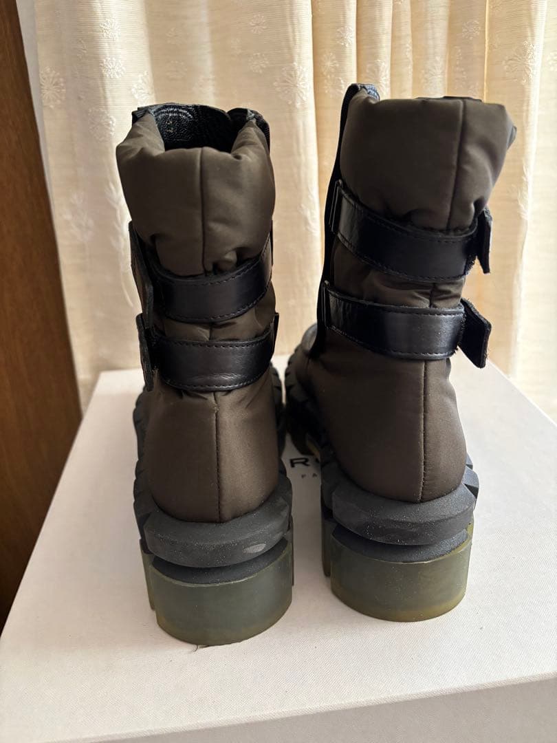 最終お値下げですCLERGERIEクレジュリーGONGサイドゴアブーツ37