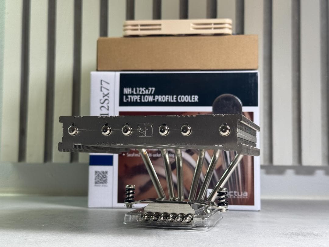 Noctua NH-L12Sx77 77mm高 ロープロファイルクーラー