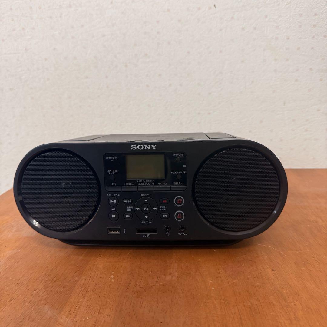 ● 美品 SONY ソニー CDラジカセ ZS-RS80BT ブラック