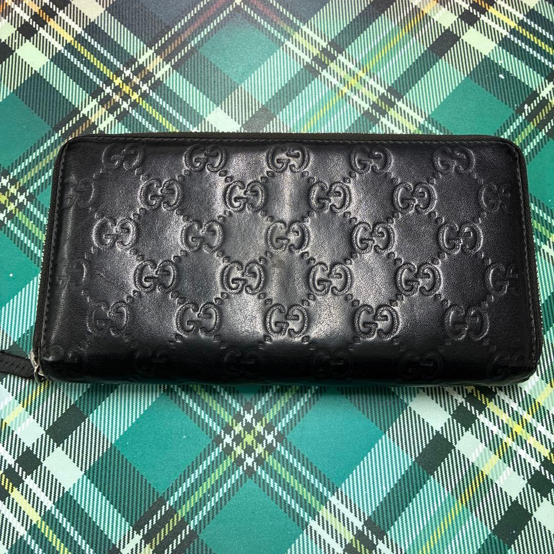 GUCCI GGパターン 黒 長財布