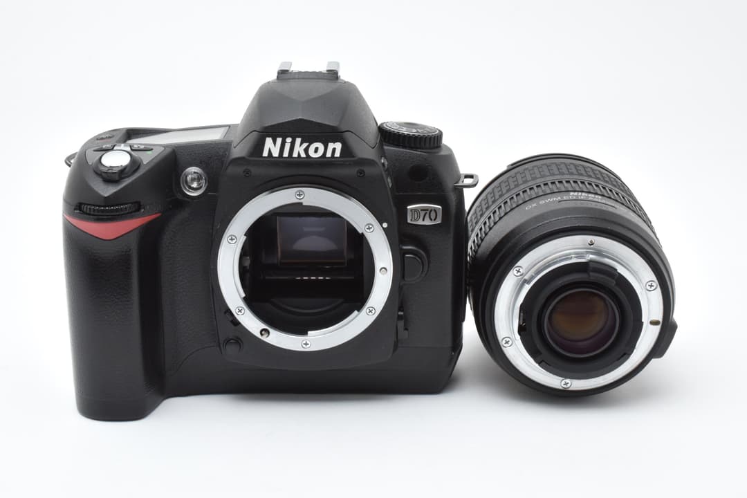 美品 Nikon D70 スマホ転送OK レンズセット 元箱 #9764
