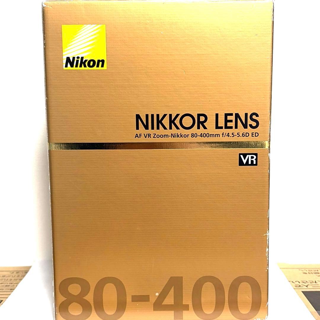 新品級　nikkor 80-400mm f/4.5-5.6D ED zoom箱付