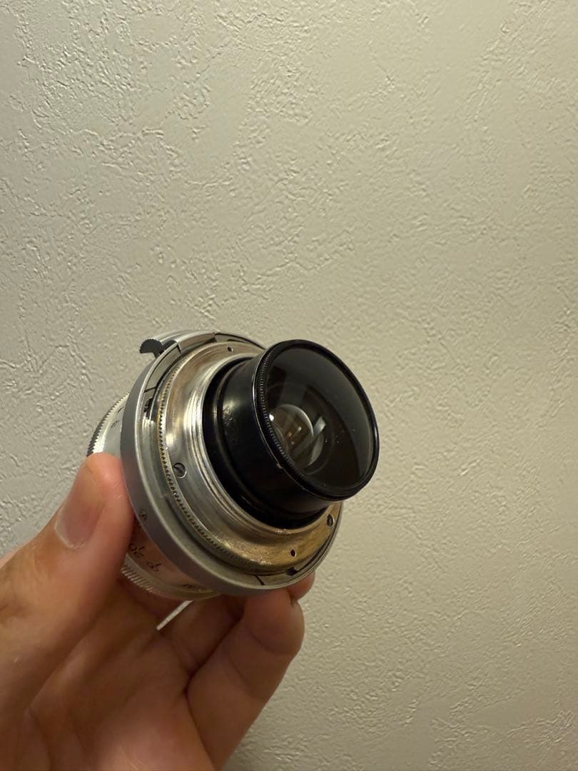 JUPITER-12 35mm F2.8シルバー レンズ　ロシア製　フィルター付