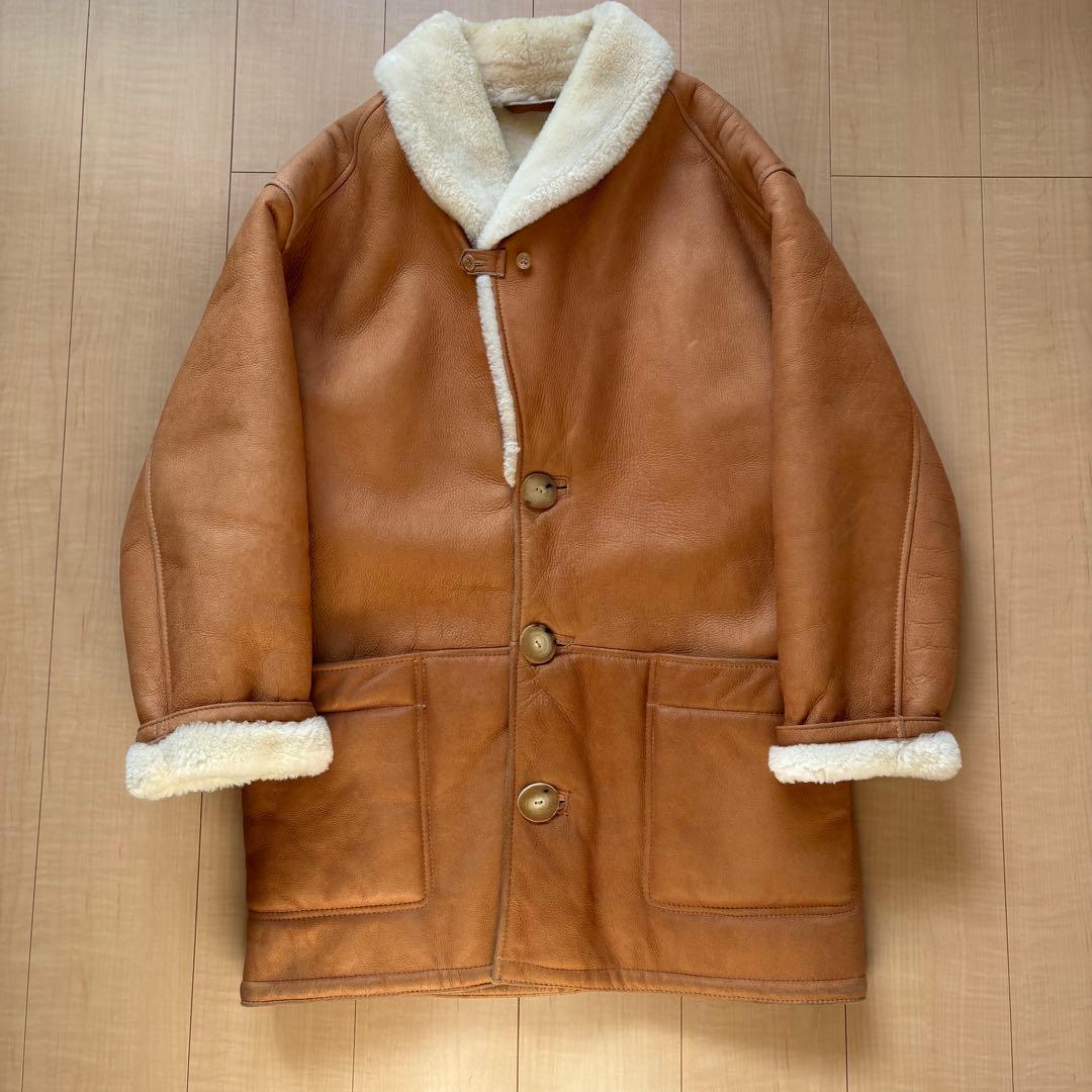 USA製 Sawyer of Napa ムートンコート ヴィンテージ レザー