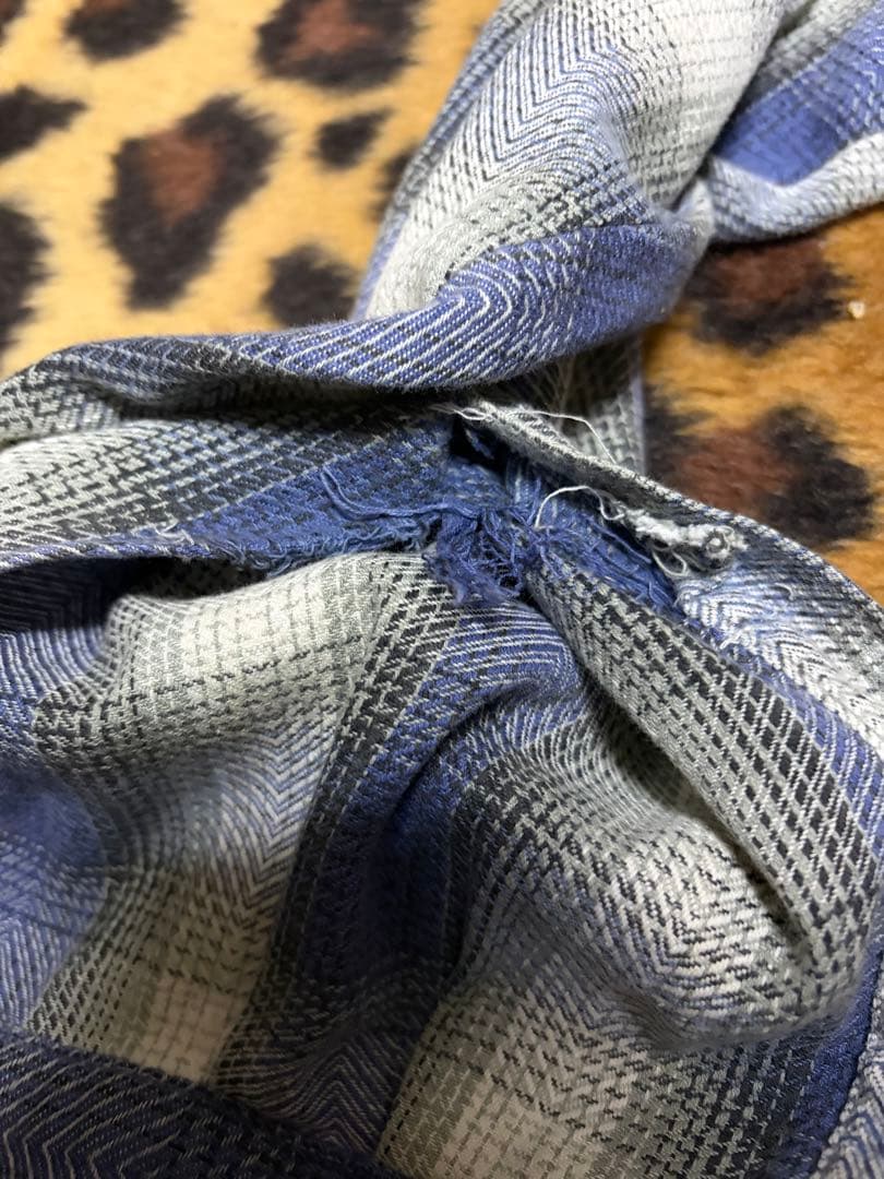 old stussy oversized ネルシャツ/made in oz