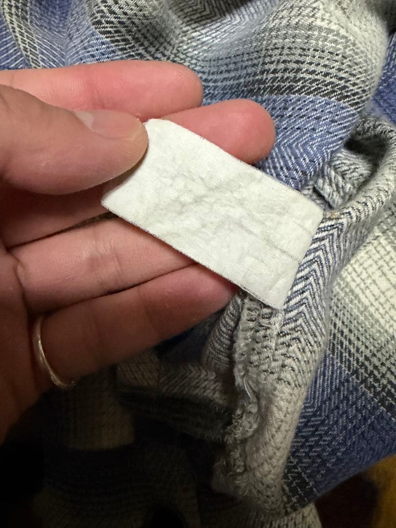 old stussy oversized ネルシャツ/made in oz