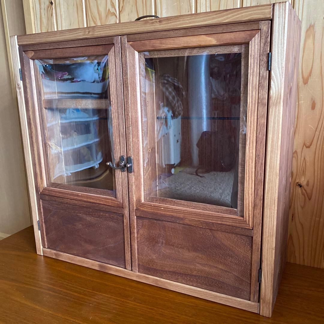 Pāru　人形用木製クローゼット　ハンドメイド　ブライス　アイシードール等