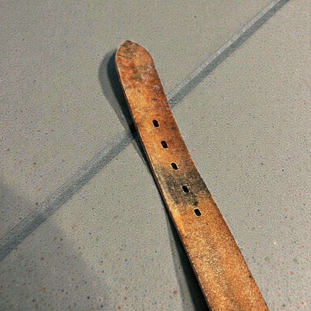 CUNE キューン ダブルうさぎ バックル レザーベルト ラインストーン 黒