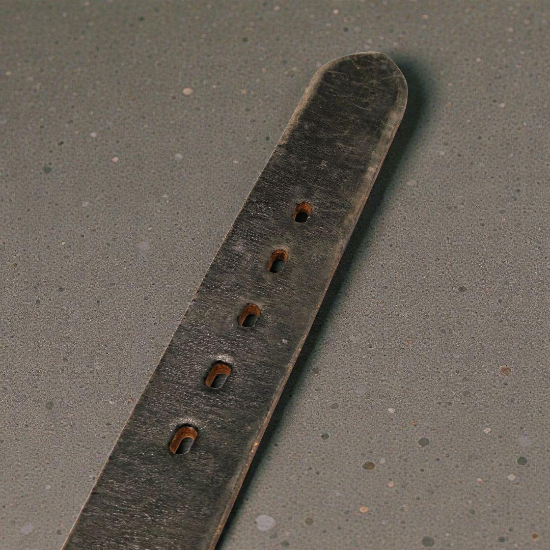 CUNE キューン ダブルうさぎ バックル レザーベルト ラインストーン 黒