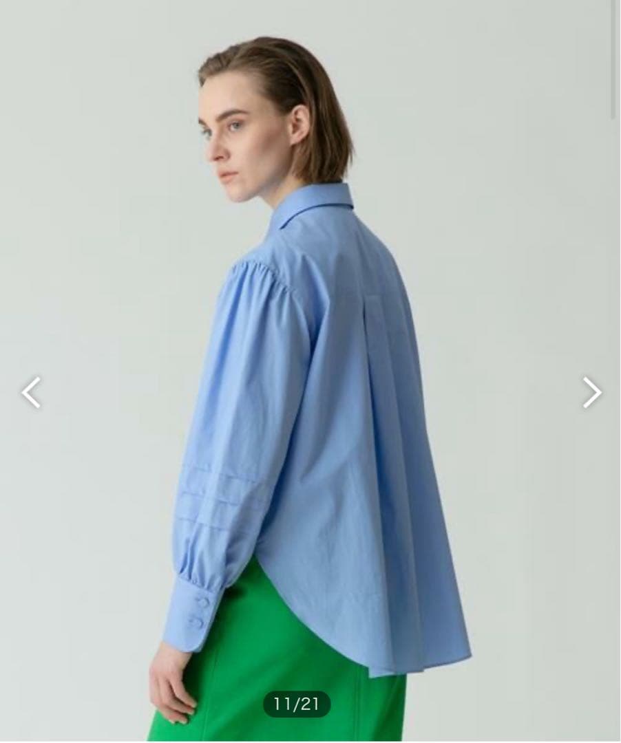 【美品】アルアバイル　レイヤードタックスリーブシャツ・タック・タイ ・23SS