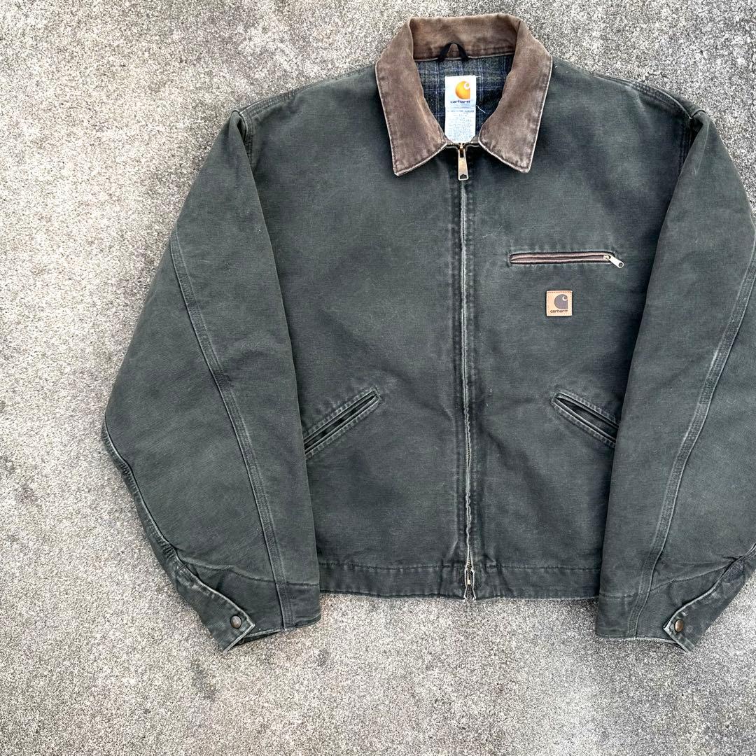 美品極 03年 USA製 カーハート デトロイトジャケット J97mos モス