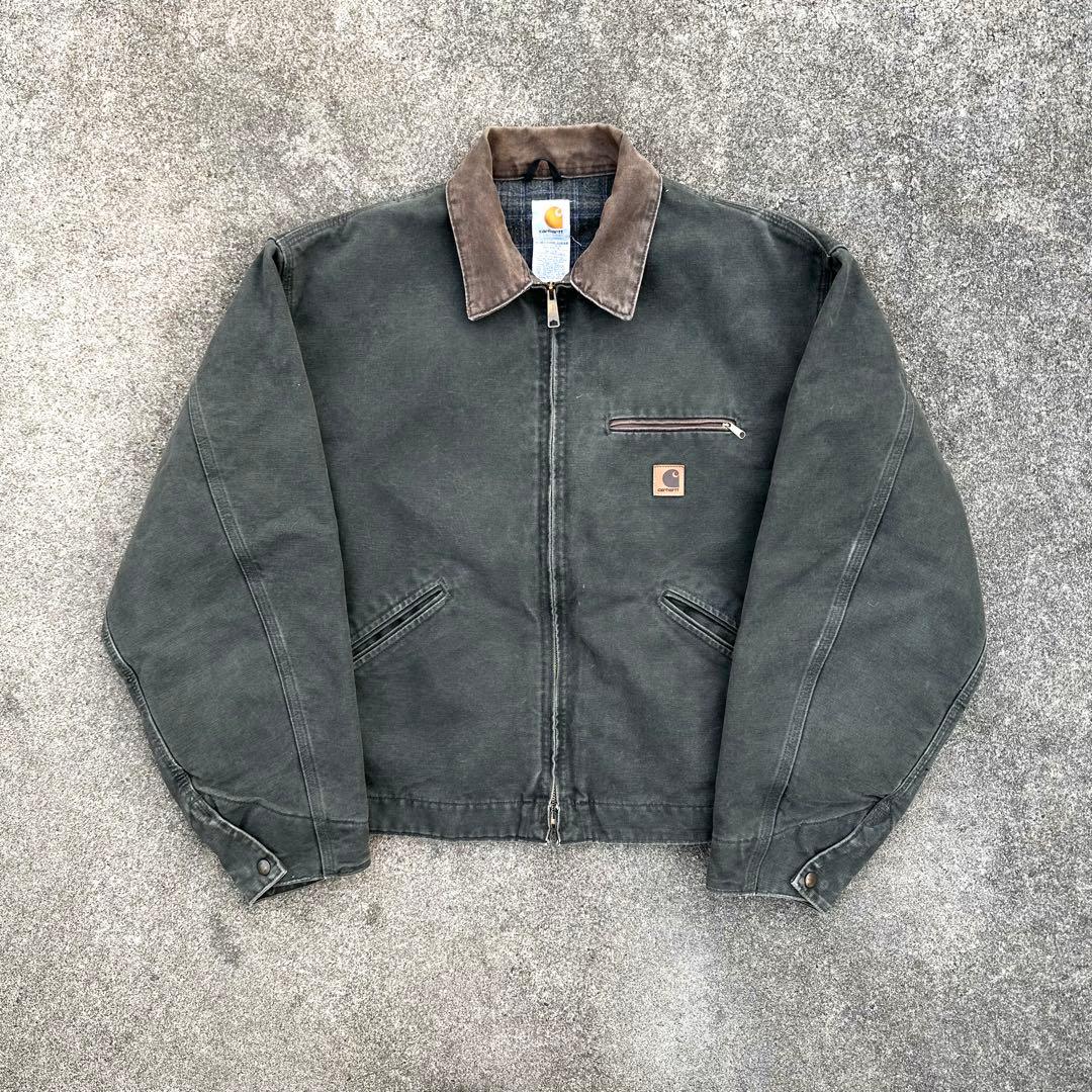 美品極 03年 USA製 カーハート デトロイトジャケット J97mos モス