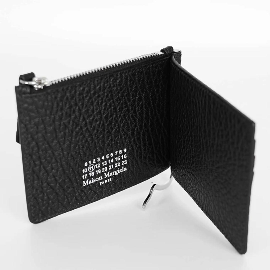 チロ Maison Margiela 黒 レザー マネークリップ