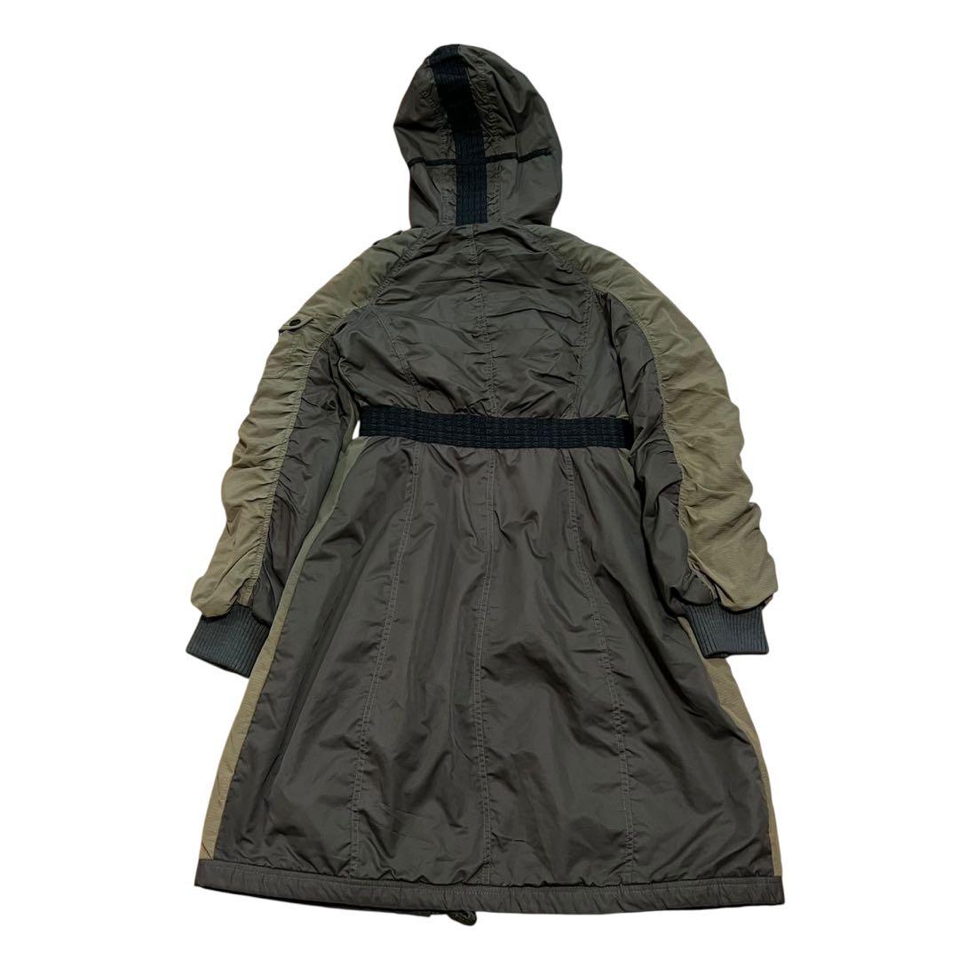 00s Y2K Diesel オリーブ パラシュート モッズコート