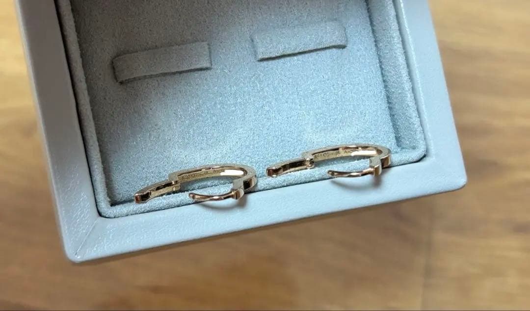 専用＊ REPOSSI レポシ アンティフェール K18PG ハートミニピアス