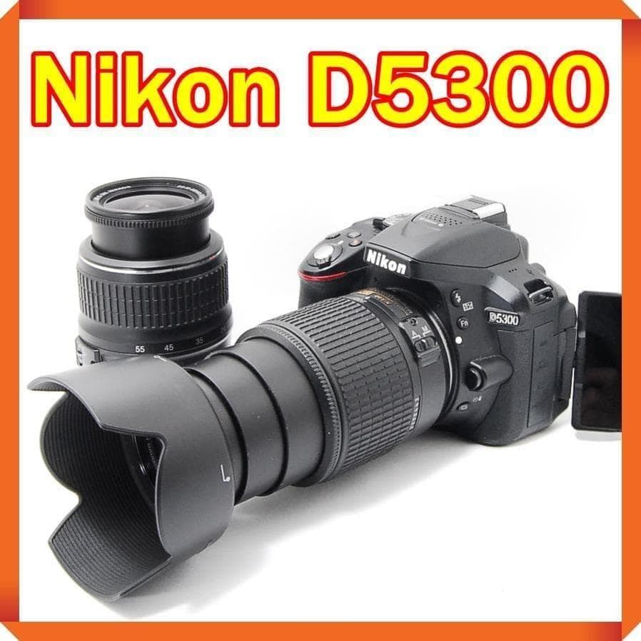 Nikon D5300 ダブルレンズセット Wi-Fi機能搭載でスマホ転送♪