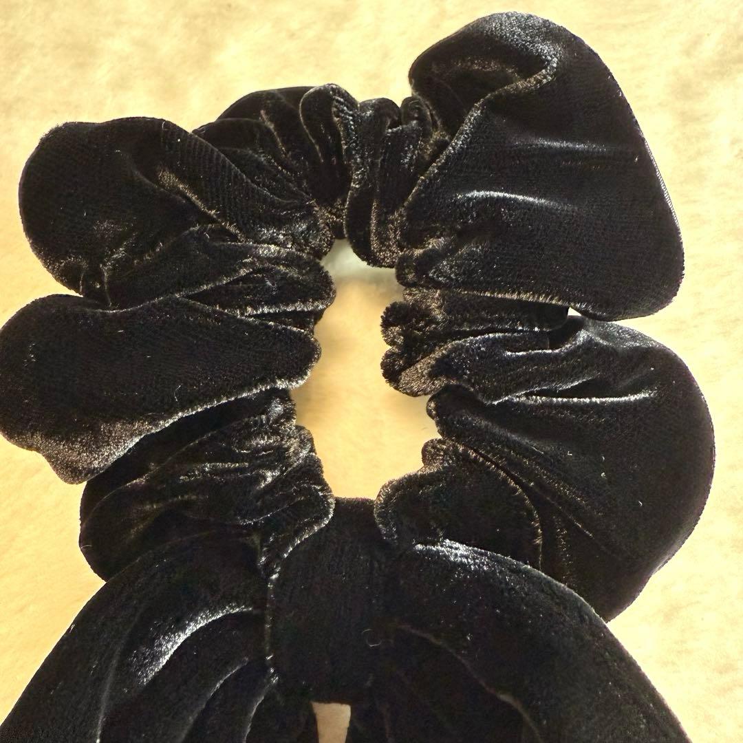 美品 アレクサンドルドゥパリ ベルベット ベロア リボン シュシュ