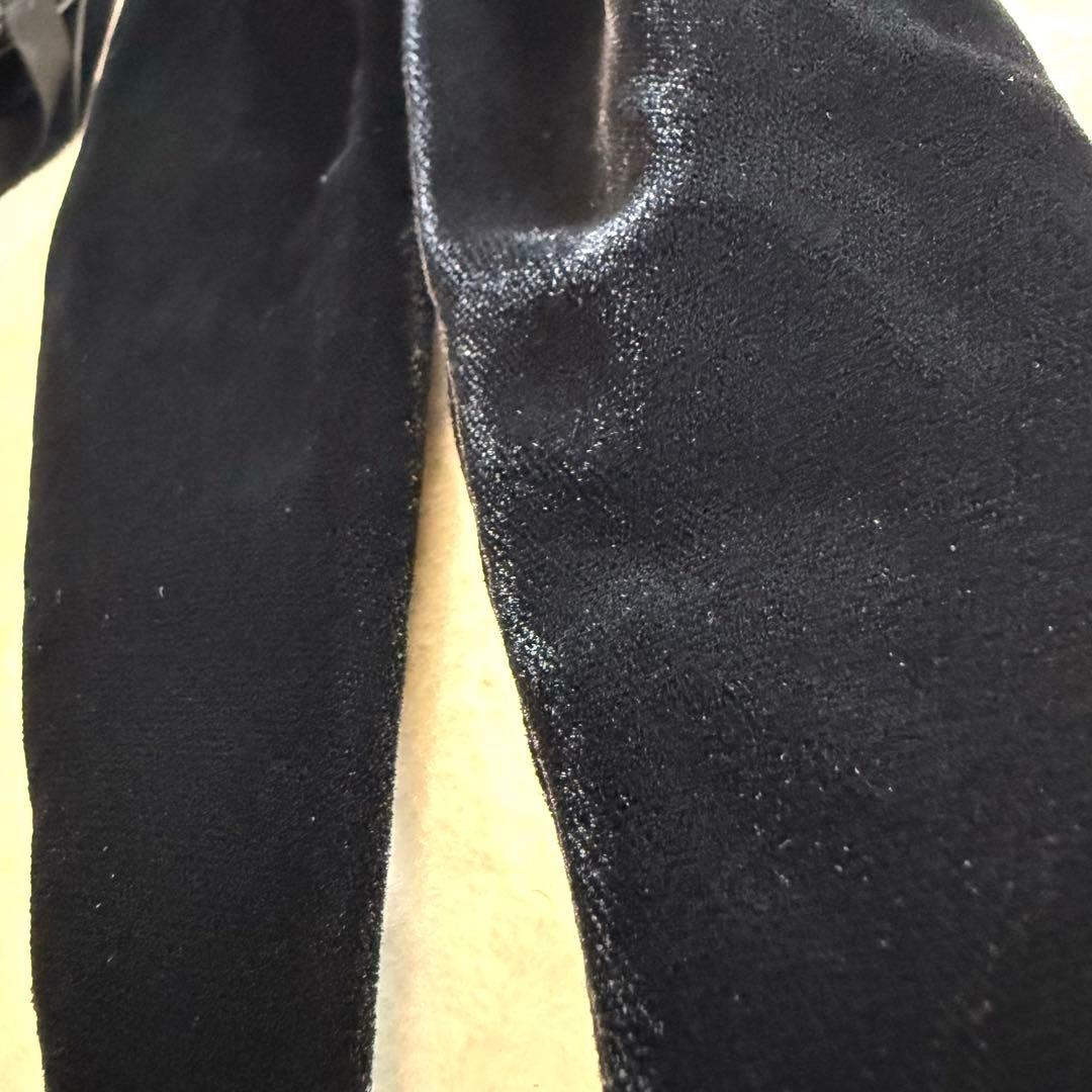 美品 アレクサンドルドゥパリ ベルベット ベロア リボン シュシュ