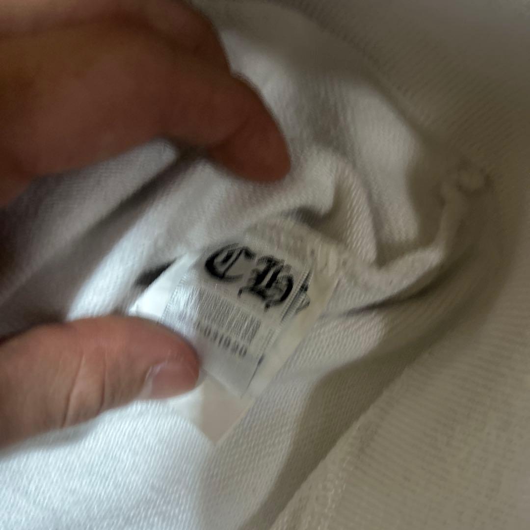 CHROME HEARTS ホワイト ジップアップパーカー 正規品