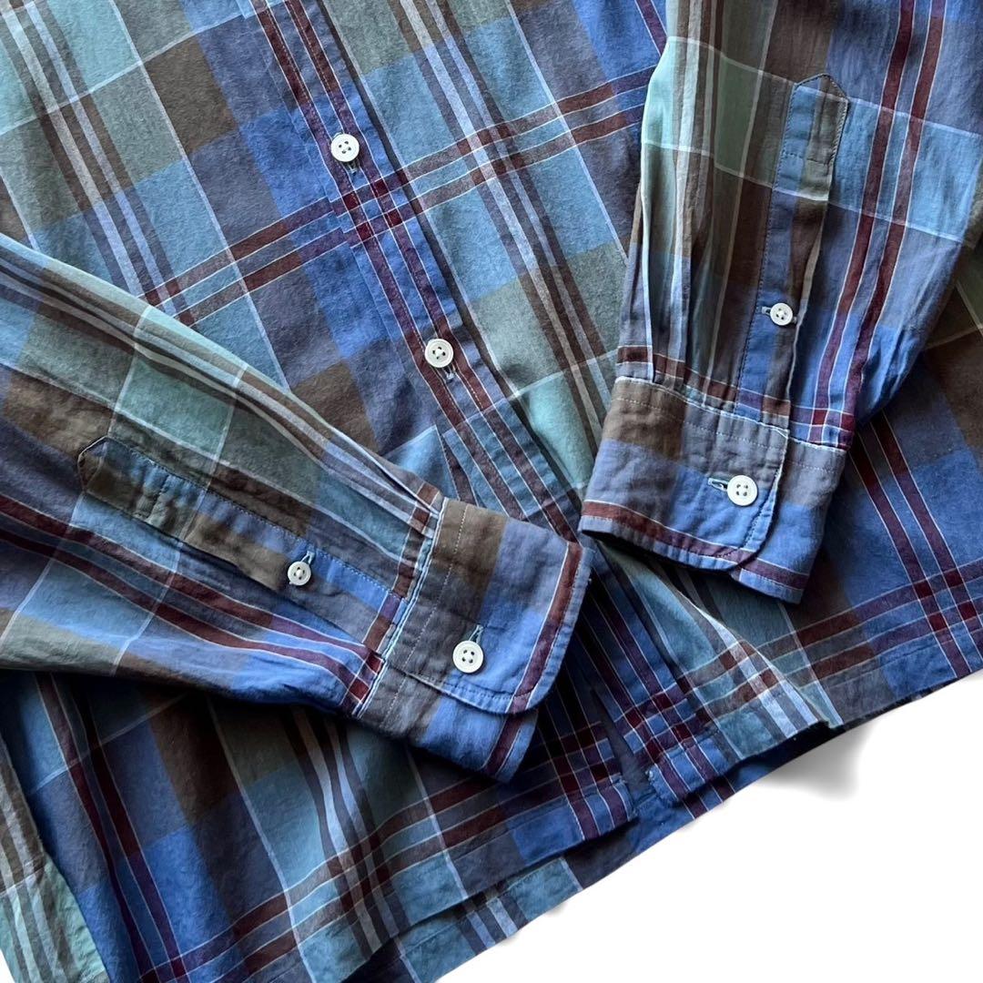 【美品】KAPTAIN SUNSHINE REGULAR COLLAREDシャツ