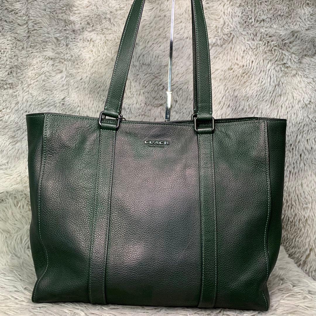 極美品 COACH コーチ ハドソン ダブルハンドル トートバッグ 肩がけ