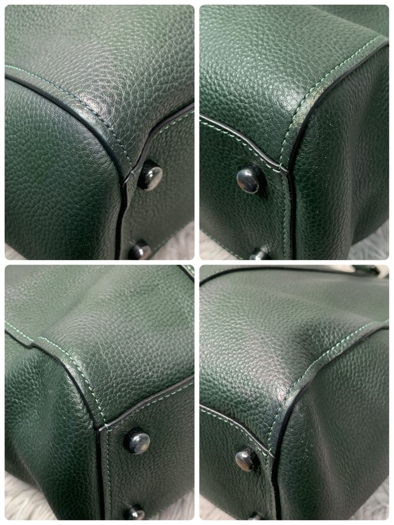 極美品 COACH コーチ ハドソン ダブルハンドル トートバッグ 肩がけ