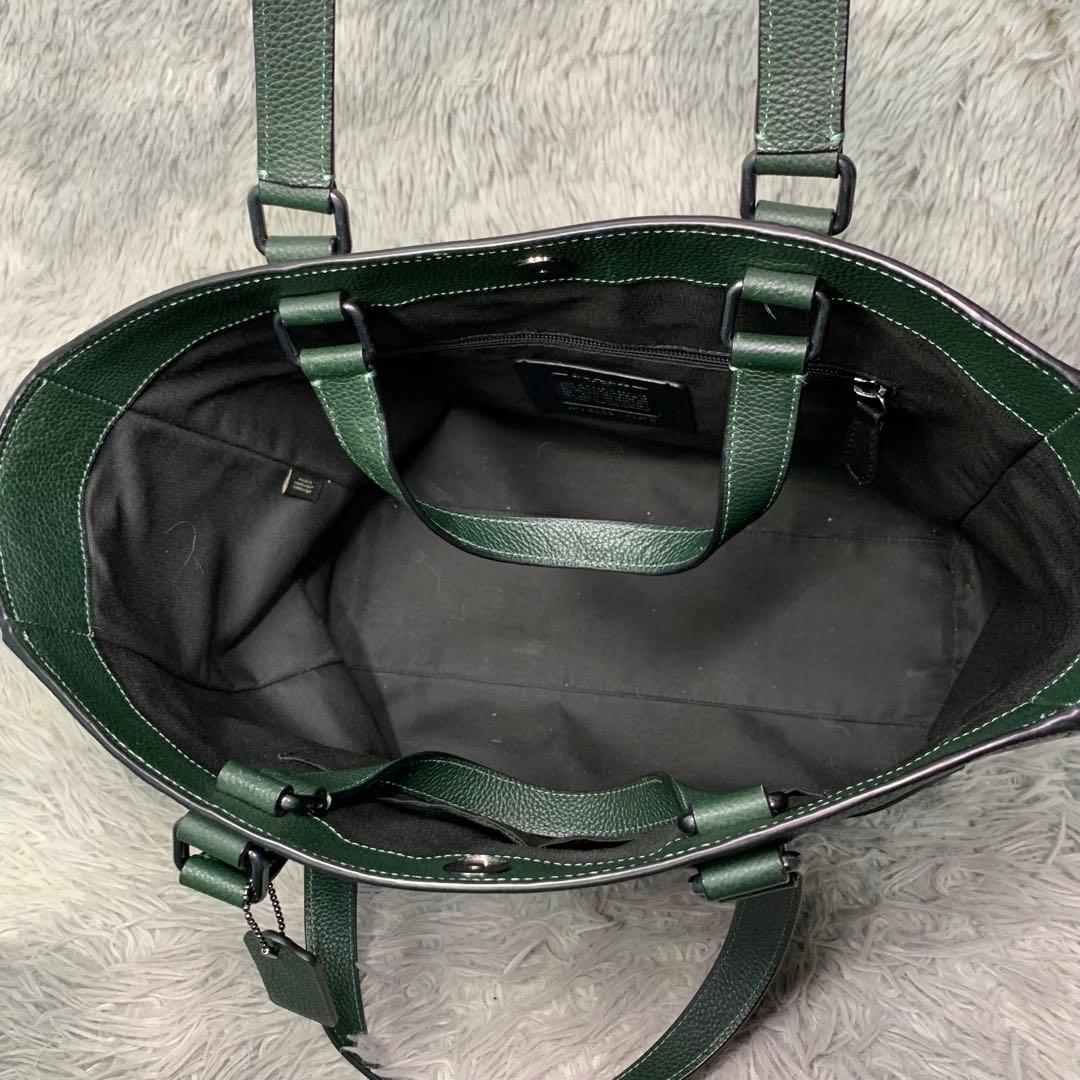 極美品 COACH コーチ ハドソン ダブルハンドル トートバッグ 肩がけ