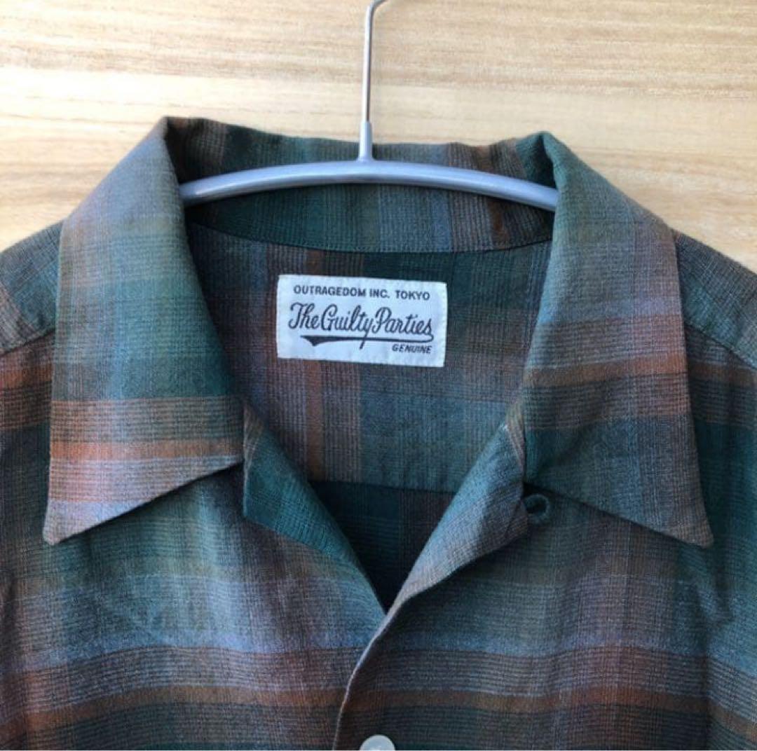 超美品　WACKO MARIA オンブレシャツ Lサイズ