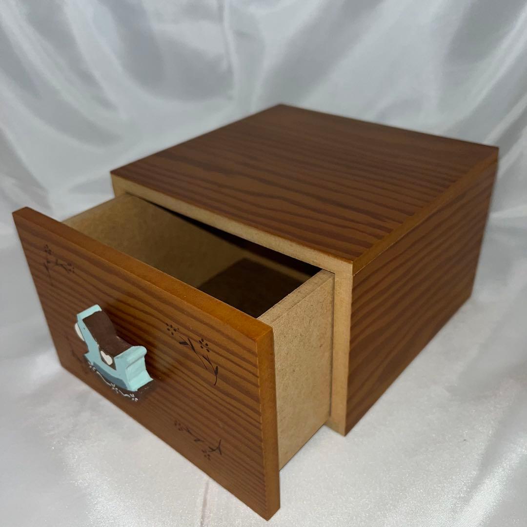 【新品未使用】木製小物入れ 6点セット レトロ 収納ケース 引き出し