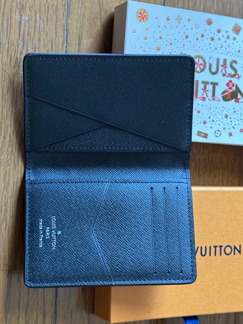 送料込 LOUIS VUITTON タイガ 名刺入れ　オーガナイザードゥポッシュ