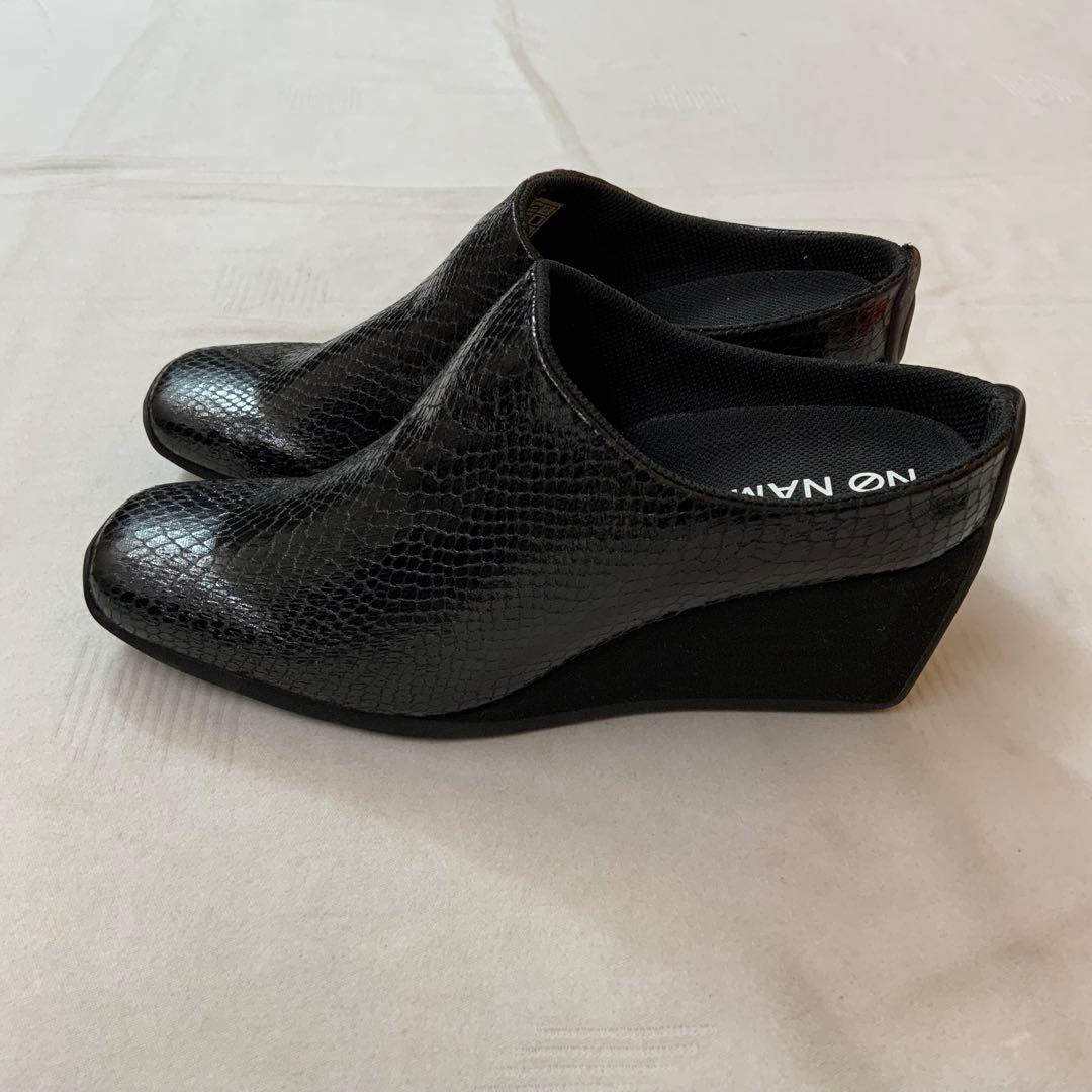 NO NAME ノーネーム サンダル ウエッジミュール 37