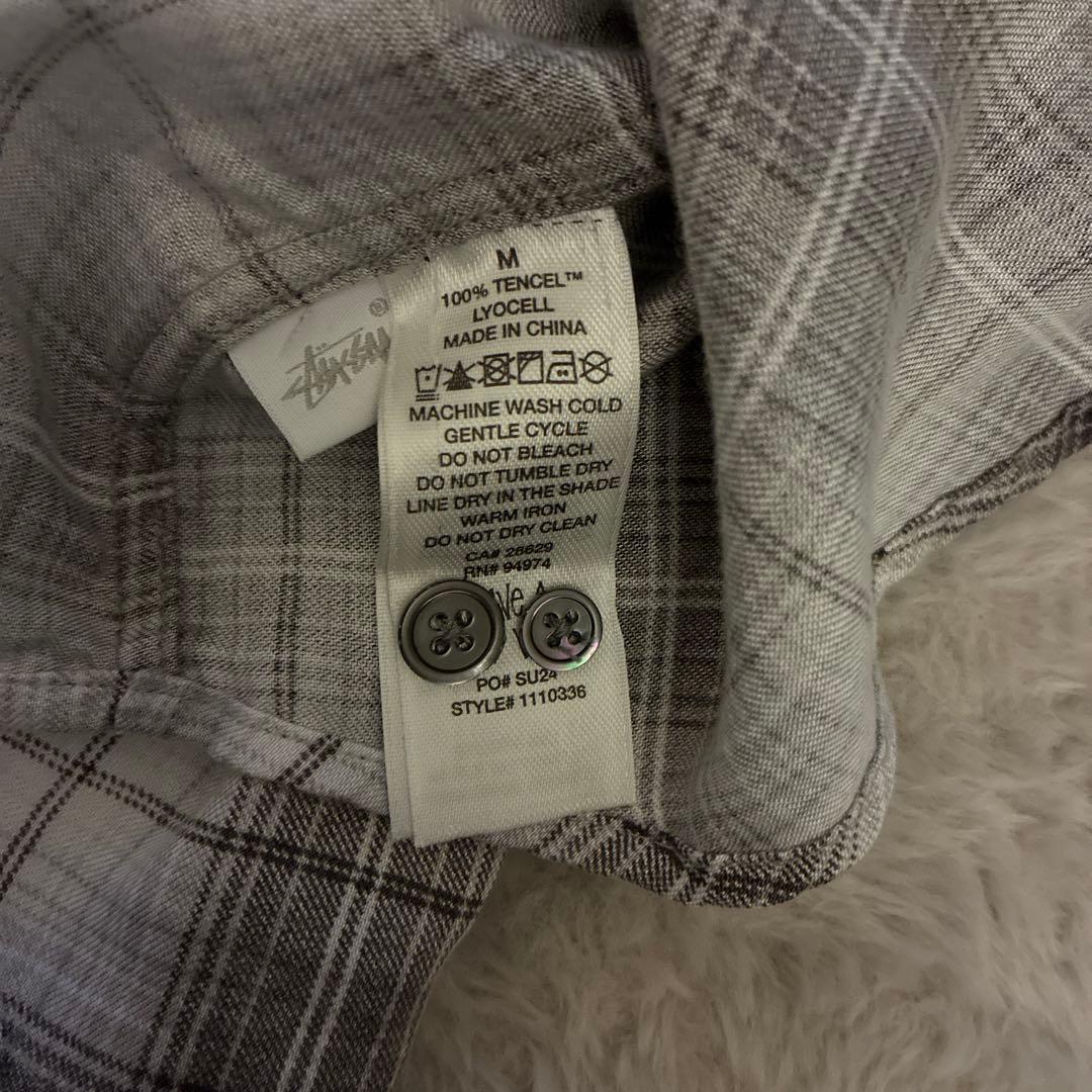 トップス stussy matthew plaid shirt 24ss