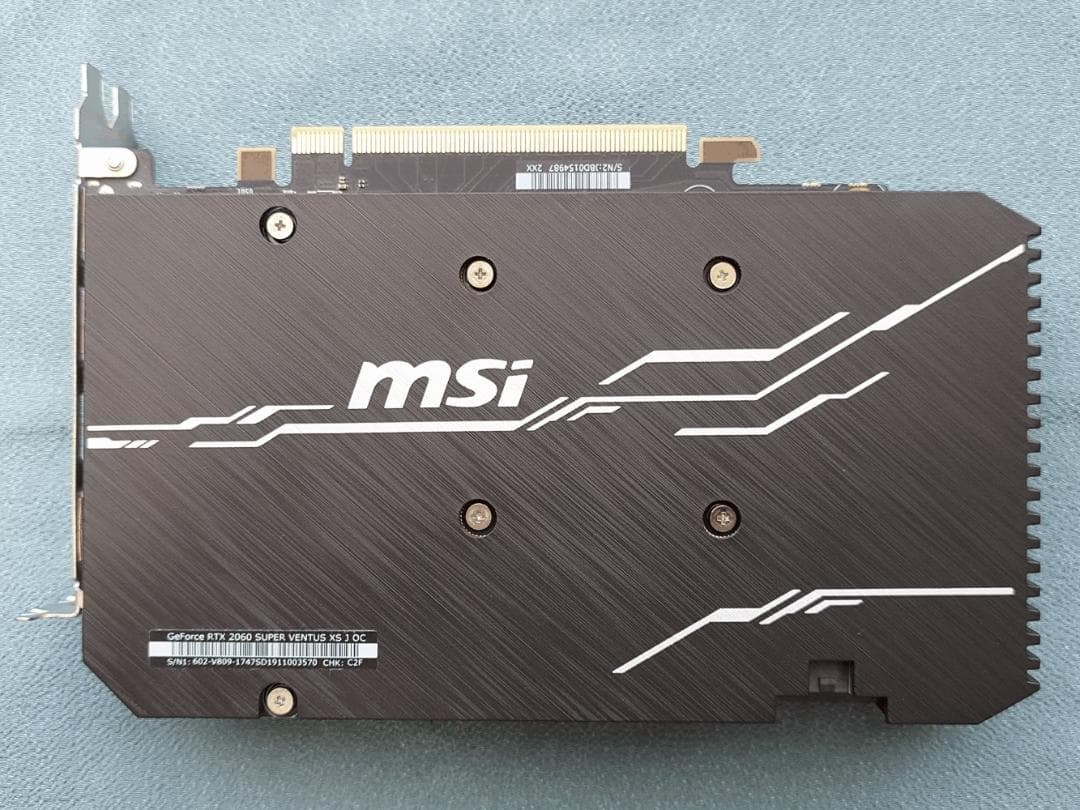 【グリス・パッド交換済】MSI GEFORCE RTX2060SUPER