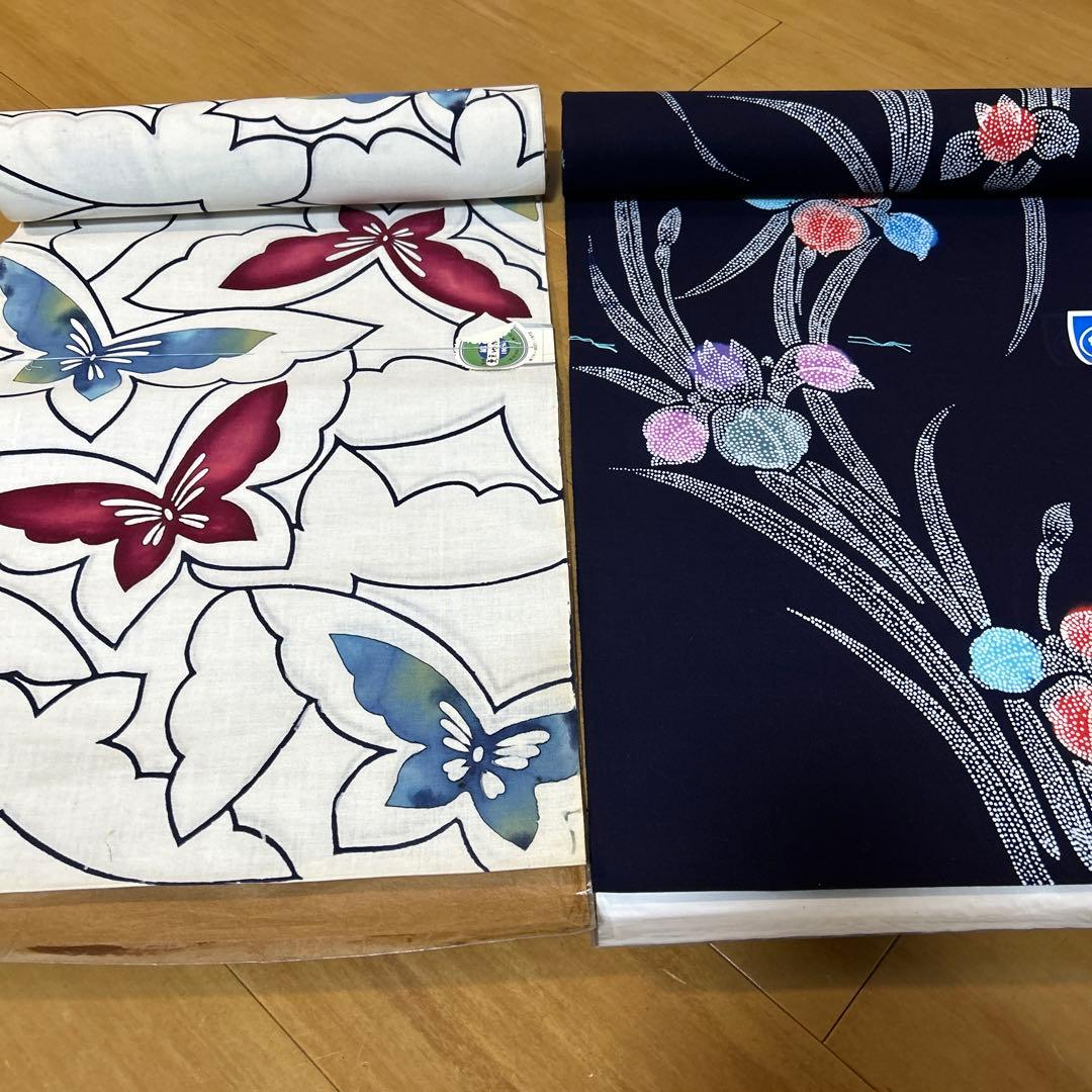 ２　浴衣反物　まとめ　純綿　10点セット