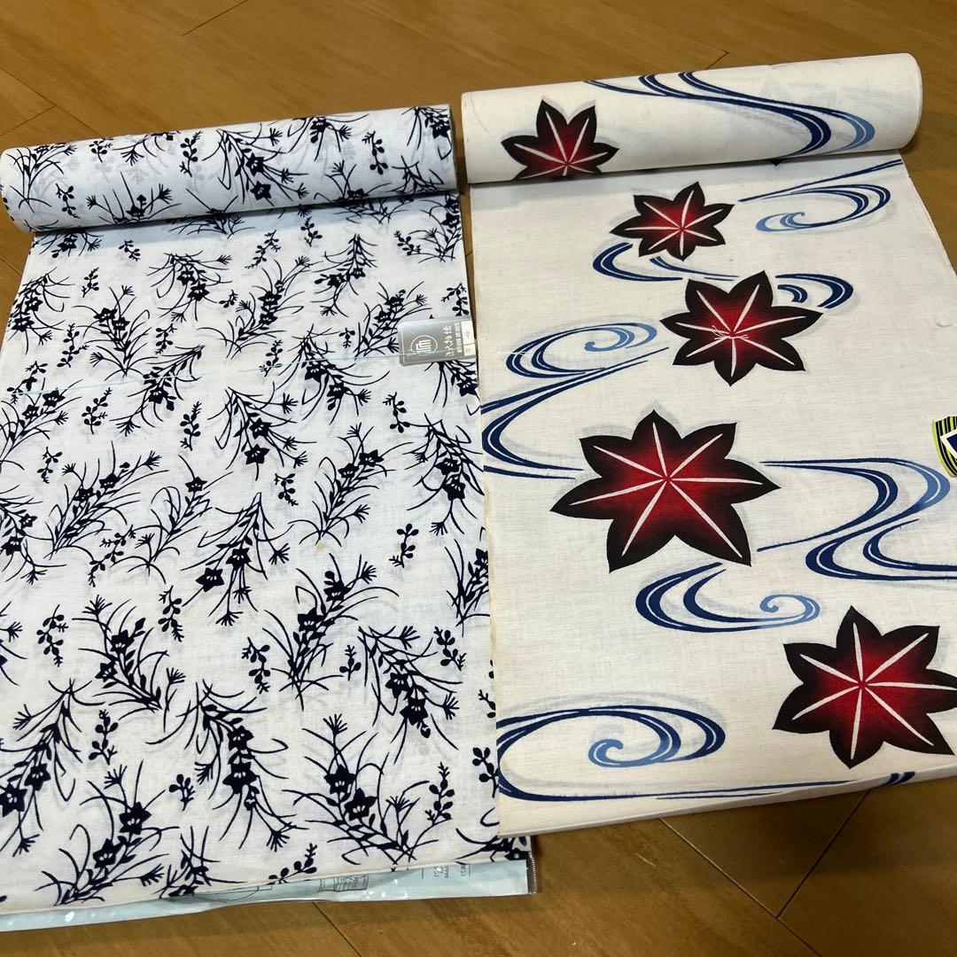 ２　浴衣反物　まとめ　純綿　10点セット