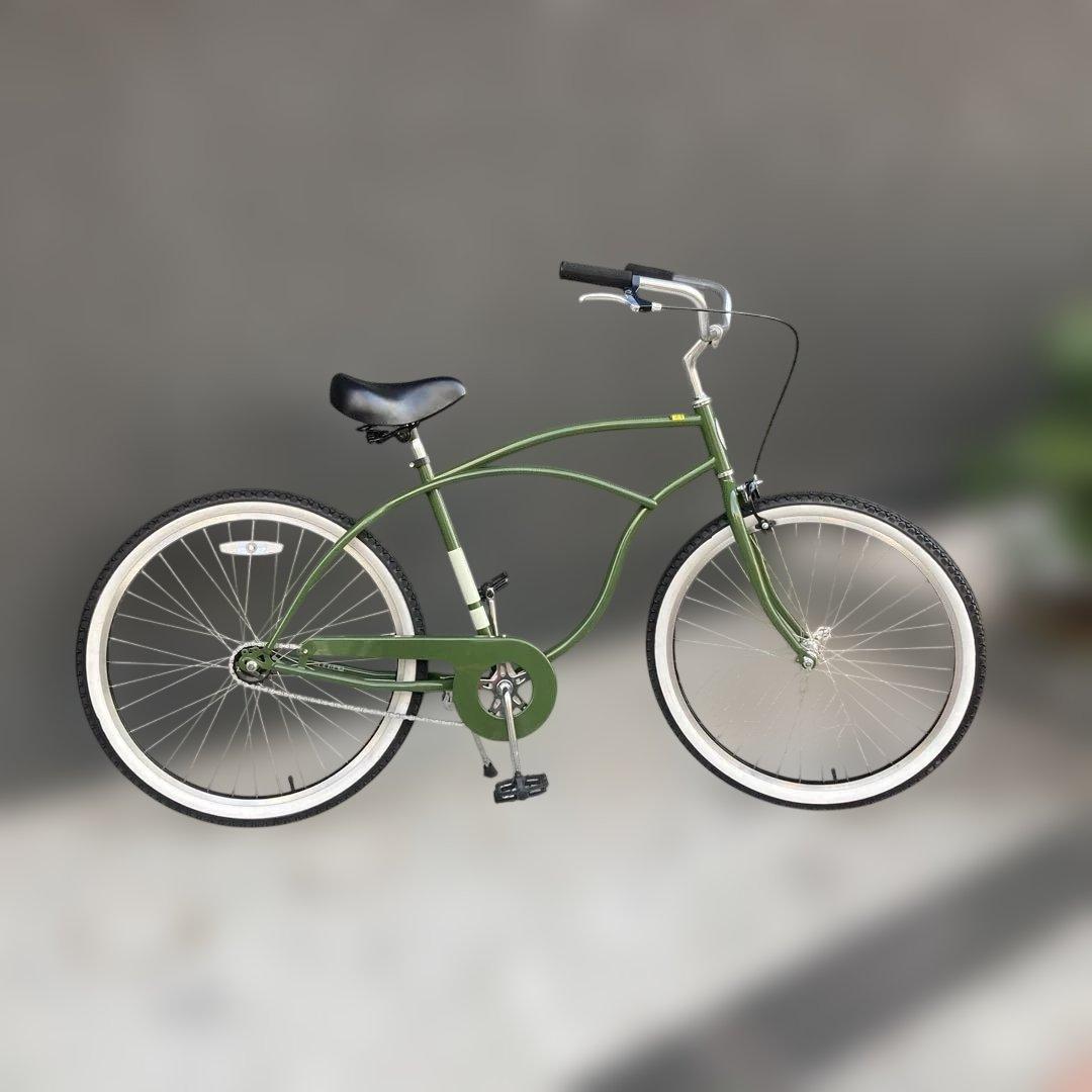 カ*タ様 ビーチクルーザー 26インチ_ダークグリーン