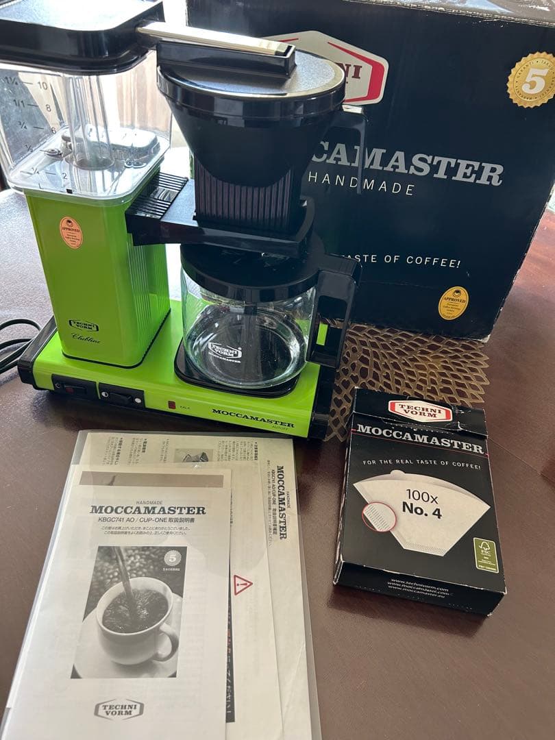 お値下げ済　Moccamaster コーヒーメーカー グリーン