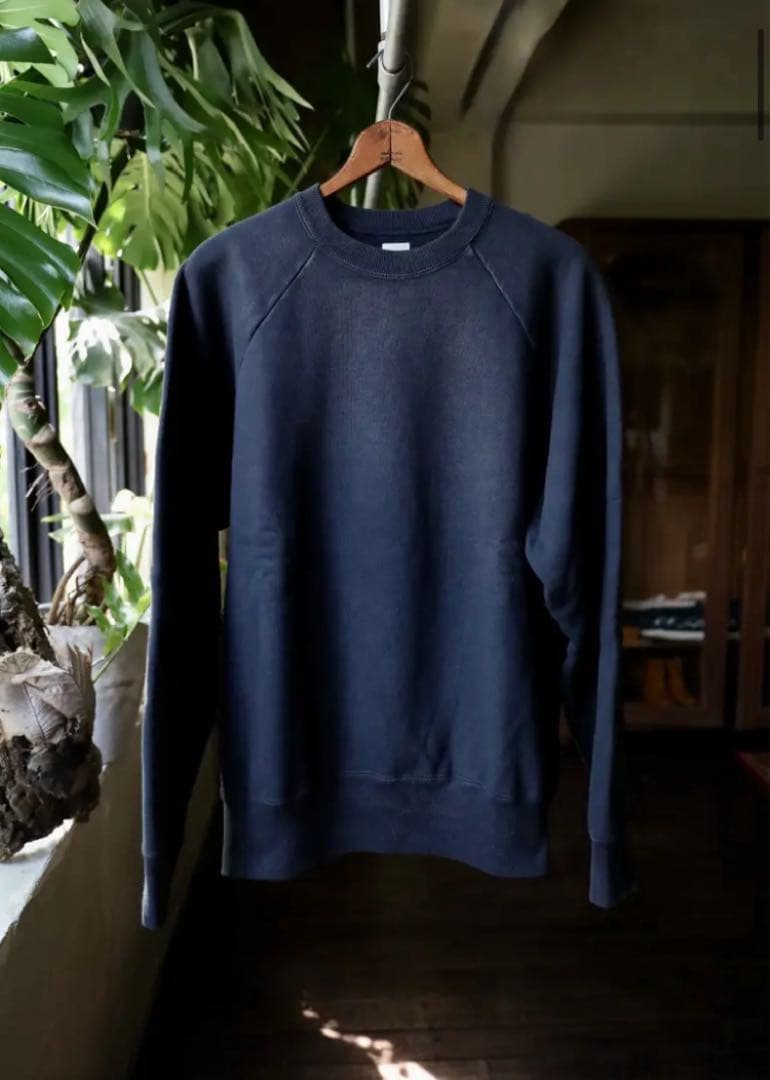 トップス a.presse 24AW Vintage Sweatshirt BLACK 2