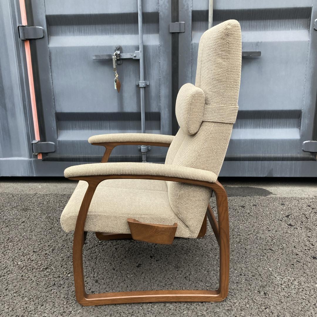 みーちゃん様たのめる便富士ファニチア Rauha リクライニングチェア ベージュ