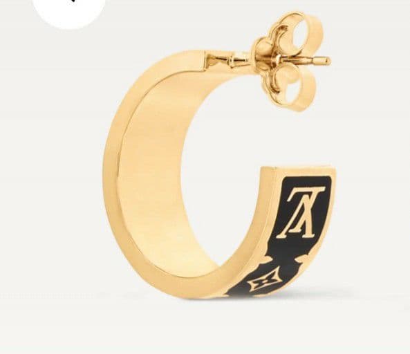 人気モデル Louis vuitton ピアス・ナノグラム エナメル 片耳